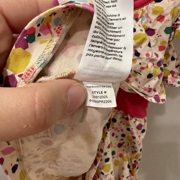 Tea Collection Confetti Ruffle Sleeve Dress - Picture 7 of 8